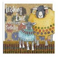 Emma Ball - Sheep in Sweaters - Greetings Card - Wishing Ewe a very Happy Birthday Birthday